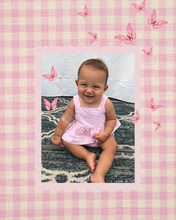 Load image into Gallery viewer, Baby Top and Bloomers Set - Pink Gingham