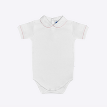 Load image into Gallery viewer, White and Pink Onesie