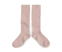 Load image into Gallery viewer, Collégien Knee Socks, Old Rose