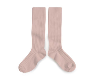 Collégien Knee Socks, Old Rose