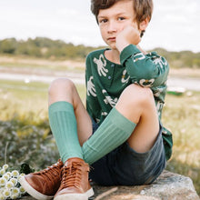 Load image into Gallery viewer, Collégien Knee Socks, Azure