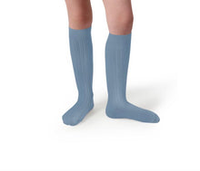 Load image into Gallery viewer, Collégien Knee Socks, Azure