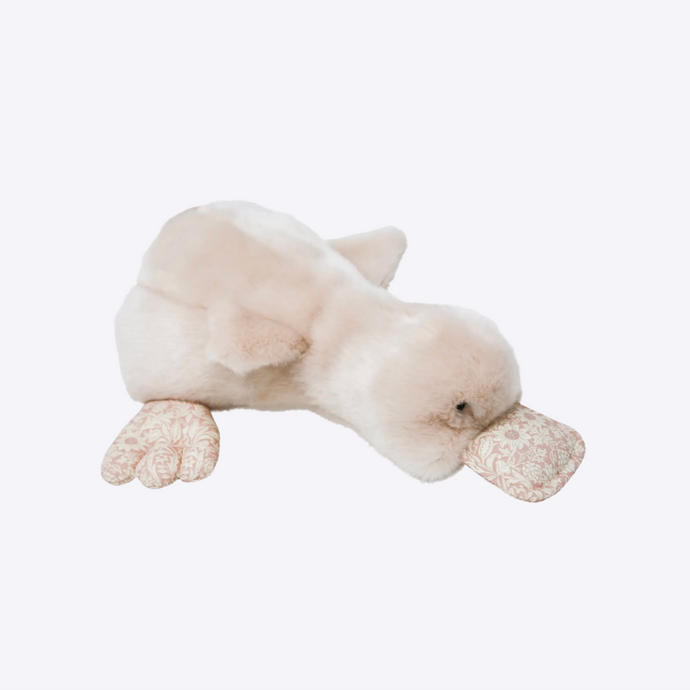 Handmade plush toy duck with liberty london