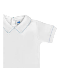 Load image into Gallery viewer, White and Blue Onesie