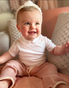 White and Pink Onesie