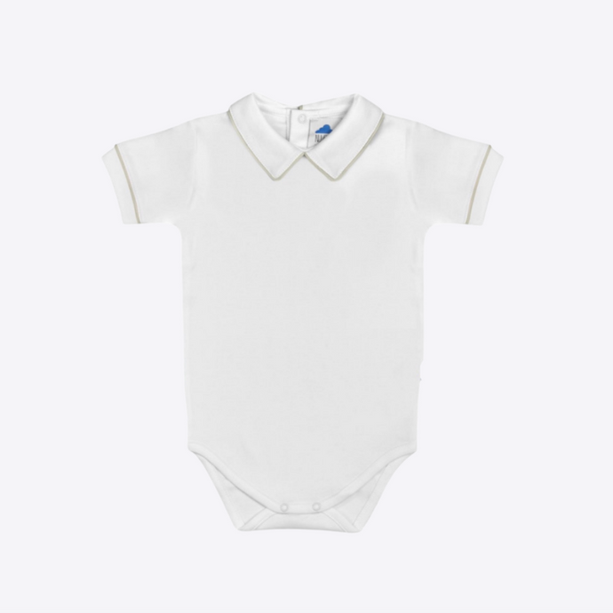 White and Grey Onesie