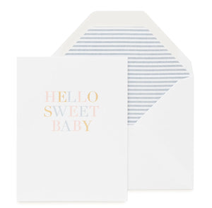 Sugar Paper Hello Card