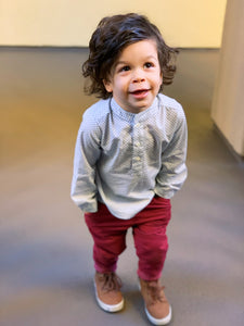 Theo Baby Shirt, Check
