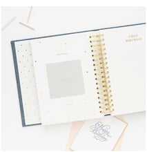 Load image into Gallery viewer, Sugar Paper Baby Book, Blue